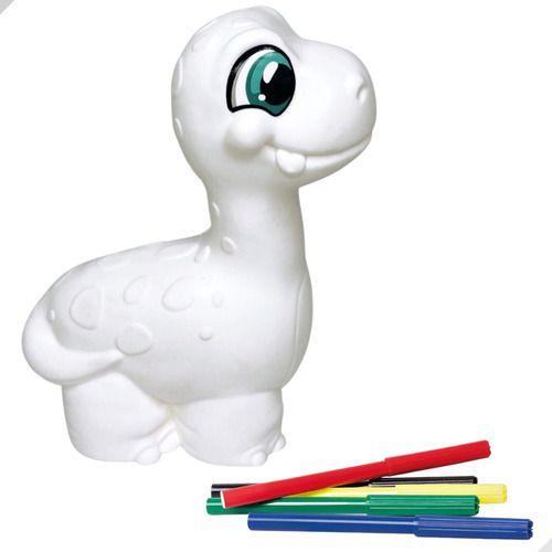Imagem de Dinossauro Para Pintar Colorir Canetinhas Brinquedo Infantil