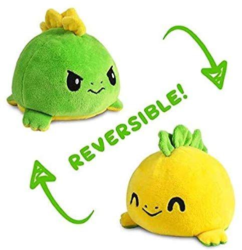 Imagem de Dinossauro reversível Plushie TeeTurtle Green + Yellow Stegosaurus