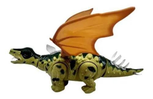 Imagem de Dinossauro Stegosaurus Brinquedo Infantil Com Som, Luzes E Movimento