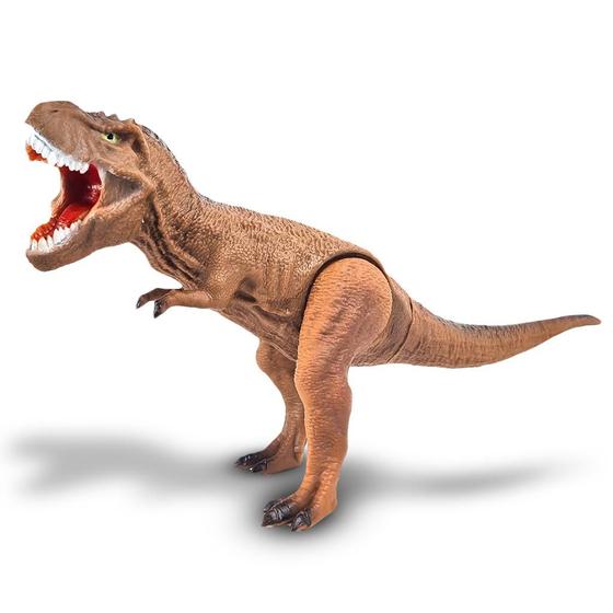 Imagem de Dinossauro T-rex Tirano Rex Miniatura Realista Boneco Em Vinil - Bee Toys