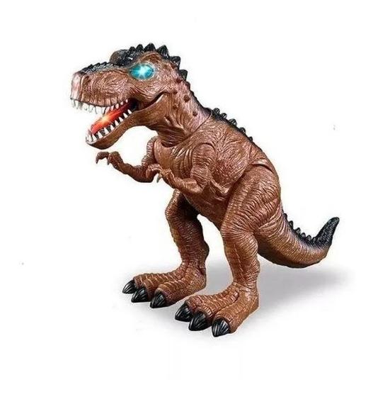 Imagem de Dinossauro Tiranossauro Rex Anda  Com Luz E Som.