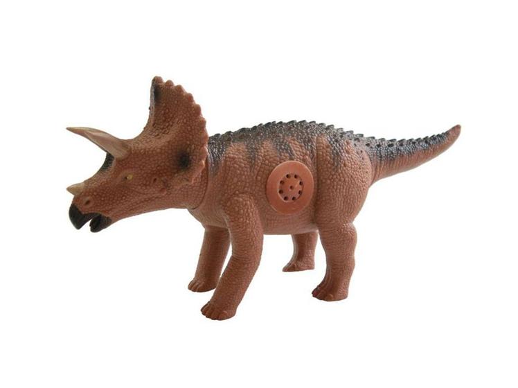 Imagem de Dinossauro Triceratopo Com Som 6 Peças - Adijomar