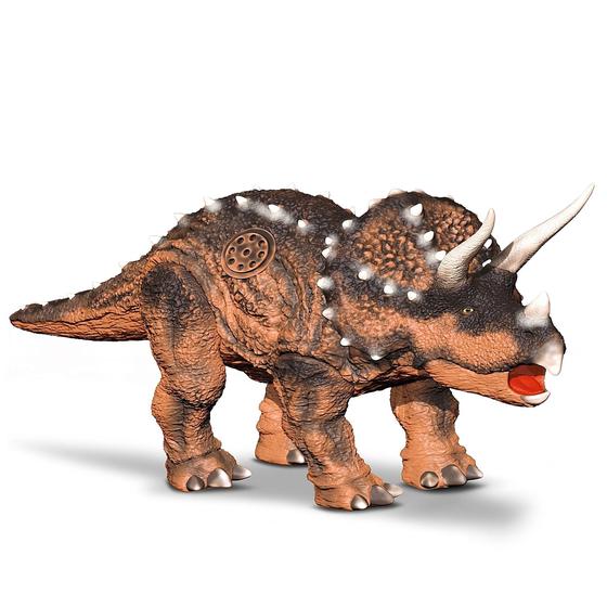 Dinossauro Triceratops Articulado Com Som - Bee Toys Menor preço em Dinossauro Triceratops Articulado Com Som - Bee Toys