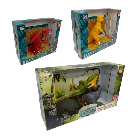 Imagem de Dinossauro Triceratops, Pterodátilo, Rex + Dragão Fire