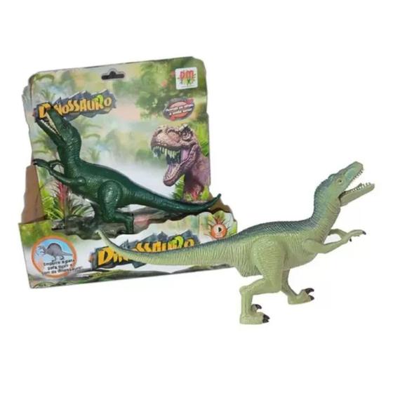 Imagem de Dinossauro Velociraptor Selvagem c/Luz e Som 3+ 5934 DM Toys