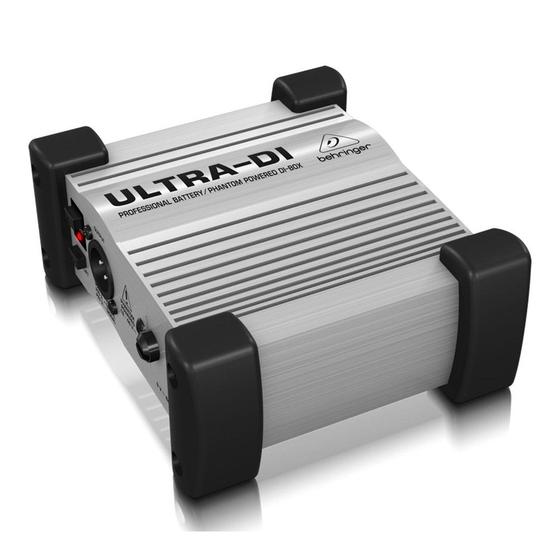 Imagem de Direct Box Ativo Behringer DI100 Ultra-DI