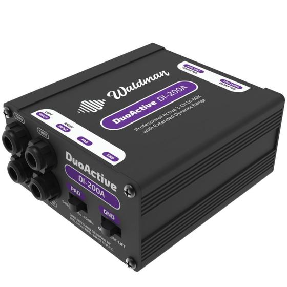 Imagem de Direct Box Ativo Waldman DI-200A Bypass Activity - 2 Canais