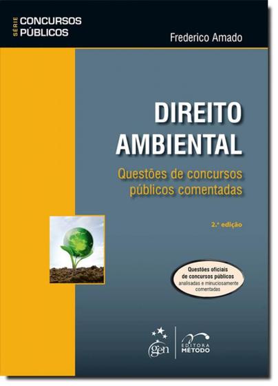 Imagem de Direito Ambiental Questoes De Concursos Publicos Comentadas - Método