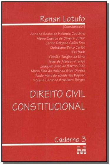 Imagem de Direito Civil Constitucional - 3 - MALHEIROS EDITORES