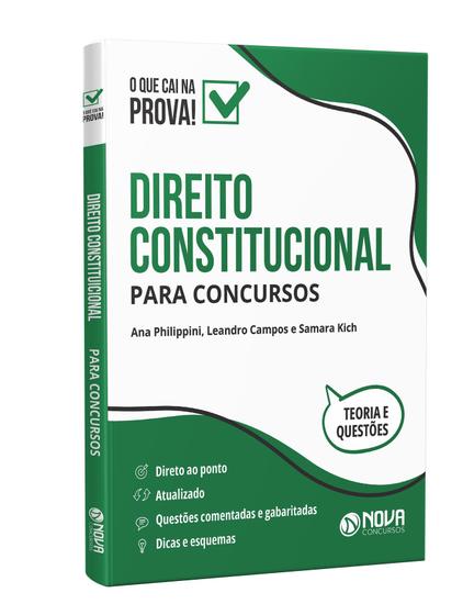 Imagem de Direito Constitucional para Concursos - Ed. 2024