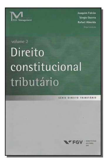 Imagem de Direito Constitucional Tributário - Vol.02 Sortido - FGV