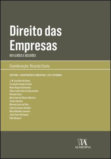Imagem de Direito das Empresas - Reflexões e Decisões - Almedina