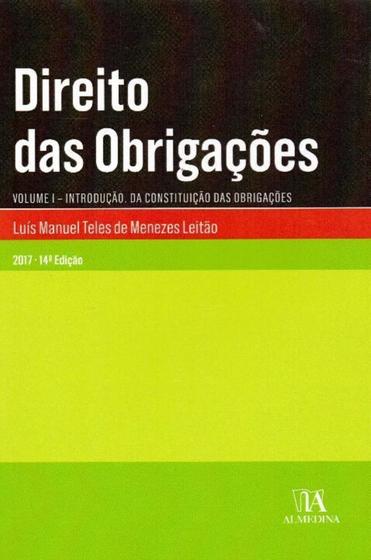 Imagem de Direito das Obrigações - Vol. I - 14Ed/17