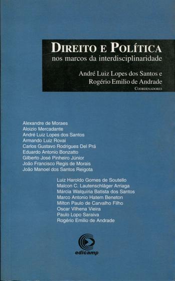 Imagem de Direito e Política nos Marcos da Interdisciplinaridade - Edicamp