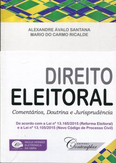 Imagem de Direito Eleitoral - 3 Volumes  Comentários , Doutrinas e Jurisprudência - Contemplar