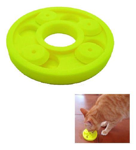 Imagem de Disco Comedouro Brinquedo Petisco Para Gato 4 Petisco