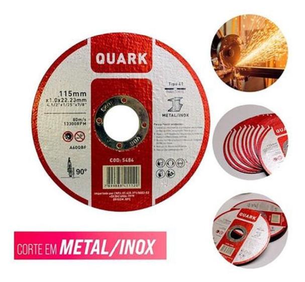 Imagem de Disco corte 115,0mm (4.1/2" ) x 1,0 x f22 p/inox 5484