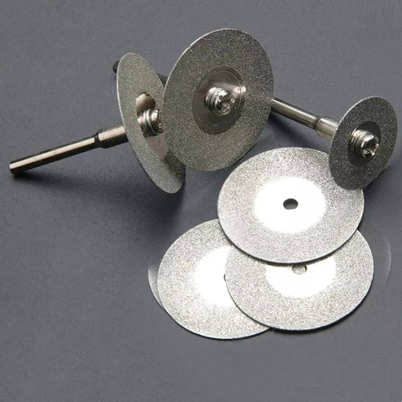 Disco Corte Diamantado para Micro Retífica 25mm 10 Discos e2 Hastes ...