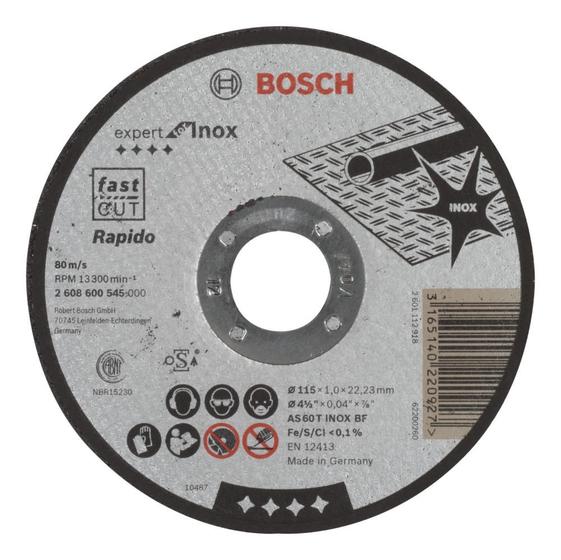 Imagem de Disco Corte Expert Inox Bosch - 4. 1/2" X 1,0Mm X 7/8"
