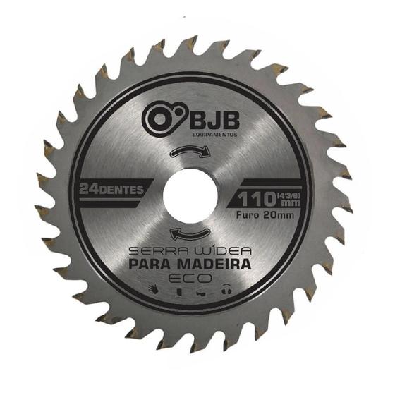 Imagem de Disco Corte Serra MADEIRA 4' 3/8 X 24D 110mm Para Makita