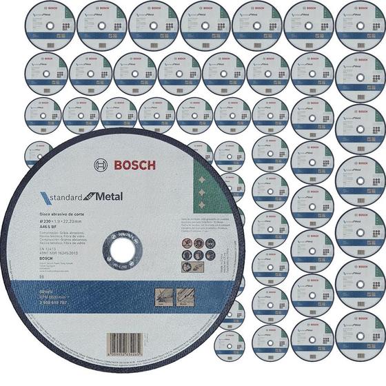 Imagem de Disco Corte Standard For Metal 230X19Mm 2608619787000 Kit 50 Unidades BOSCH