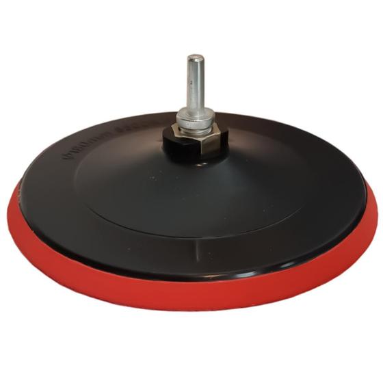 Imagem de Disco De Borracha 180Mm X 5/8 Suporte De Lixa Base Aderente