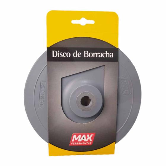 Imagem de Disco de Borracha Rígido Cinza 07 Polegadas MAX