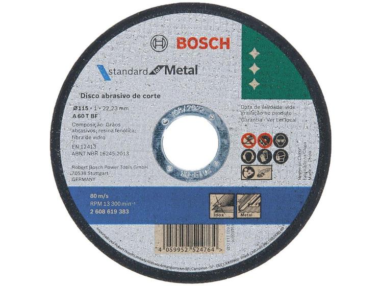Imagem de Disco de Corte 115mm para Ferro Bosch Standard