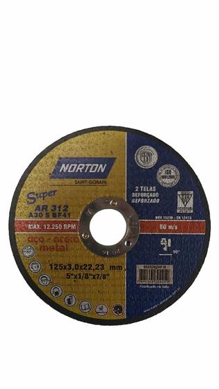 Imagem de Disco de Corte  125 X 3,0 X 22,2MM - AR312 SUPER - A30S-BF41 Norton