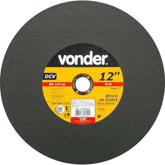 Imagem de Disco de Corte 300,0X3,2X25,4 DCV - Vonder