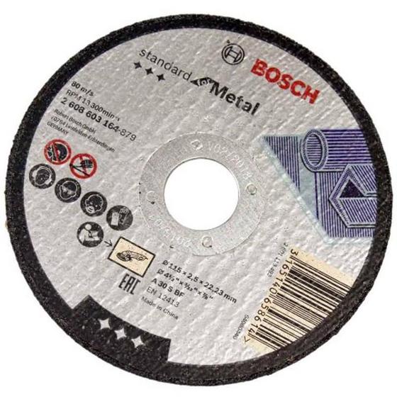 Imagem de Disco De Corte 4.1/2 X 3/32'' X 7/8'' Metal Std Bosch