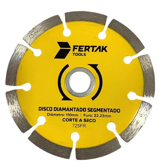Imagem de Disco de Corte a Seco Segmentado Para Ferramenta Serra Mármore Cortes em Concreto Piso de Cimento Tijolos
