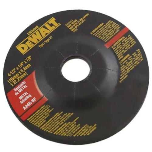 Imagem de Disco de Corte Desbastada 04.1/2"" x 1/4"" x 7/8"" Para Metal Dewalt