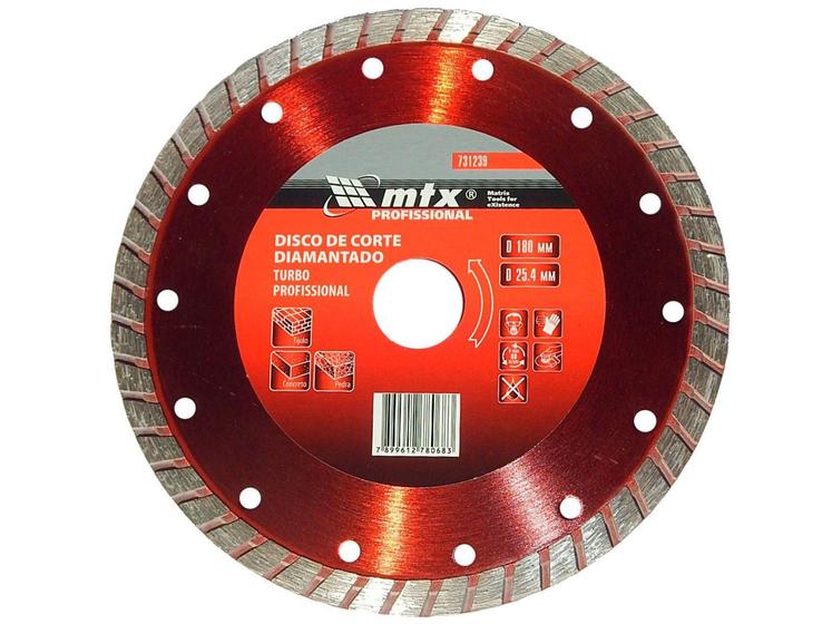 Imagem de Disco de Corte Diamantado 180x25,4mm MTX - 731239