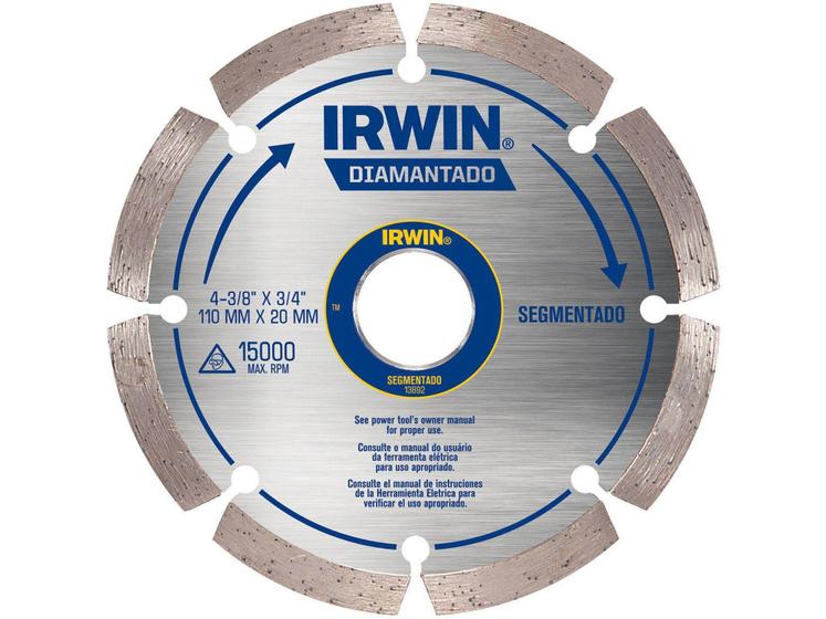 Imagem de Disco de Corte Diamantado 4.3/8” Irwin  - IW13892