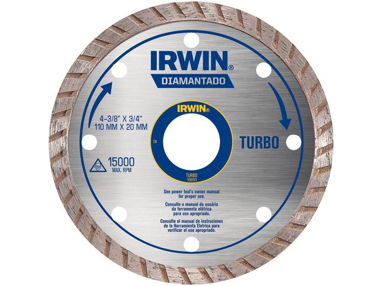 Imagem de Disco de Corte Diamantado 4.3/8” Irwin  - IW13893