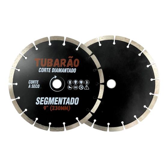 Imagem de Disco De Corte Diamantado 9" Segmentado - Tubarão