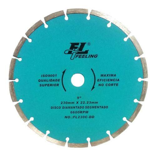 Imagem de Disco De Corte Diamantado Cerâmica 230mm Segmentado Concreto