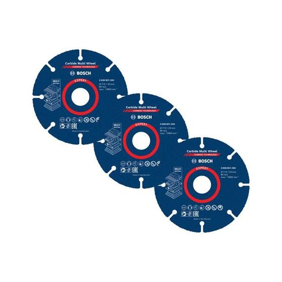 Imagem de Disco de corte EXPERT Carbide Multi Wheel 110mm Bosch C/3 UN