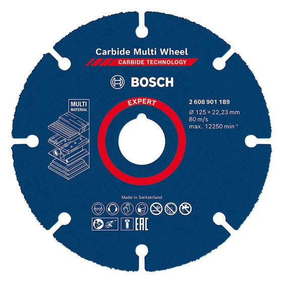 Imagem de Disco de corte EXPERT Carbide Multi Wheel 125 mm, 22,23 mm Bosch