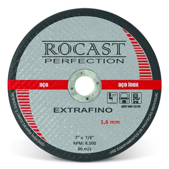 Imagem de Disco De Corte - Extra Fino 4.1/2 X 1.60 Mm Rocast 134,0003