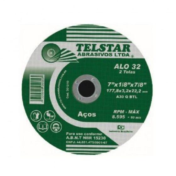 Imagem de DISCO DE CORTE FINE TELSTAR 4.1/2Xx7/8"x1,0 22,2MM 10 PEÇAS