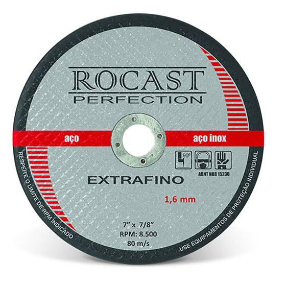 Imagem de Disco de corte inox 7 1,6 mm rocast