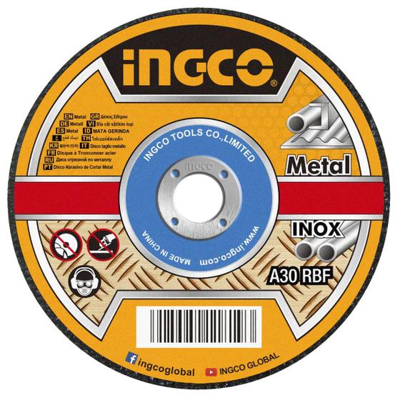 Imagem de Disco De Corte Inox 7"  (180mm) Espessura 1,6mm Ingco