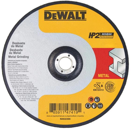 Imagem de Disco De Corte Inox Hp2 9x2,0mmx7/8 DW84902 DeWalt