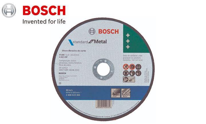 Imagem de Disco de corte metal bosch 1,6 x 22,23mm 7 x 1/16 x 7/8