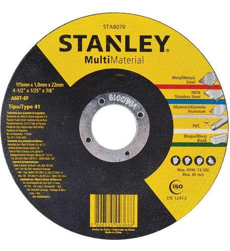 Imagem de Disco de Corte Multimaterial 115 mm (4 1/2") - STANLEY