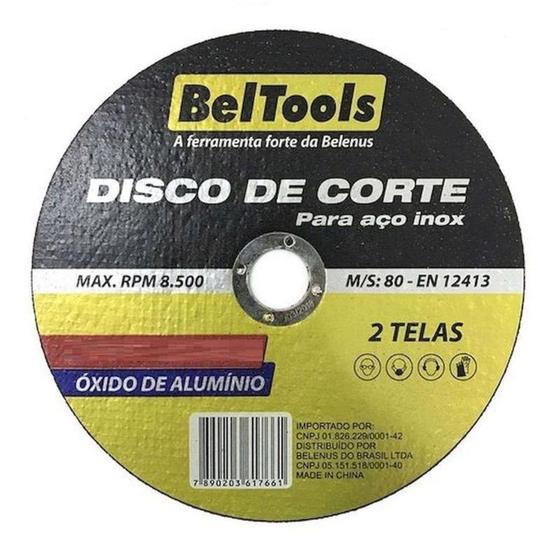 Imagem de Disco de corte para aço inox 7x1/16x7/8'' - beltools