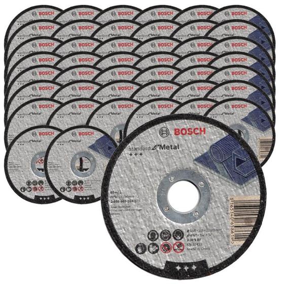 Imagem de Disco de Corte para Ferro 4.1/2 POL Furo 7/8" Standard Kit 45 Unidades BOSCH