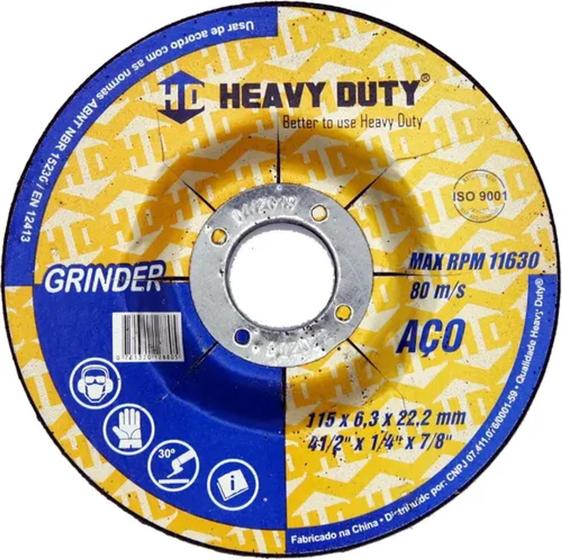 Imagem de Disco De Desbaste Grinder 115mm - Heavy Duty